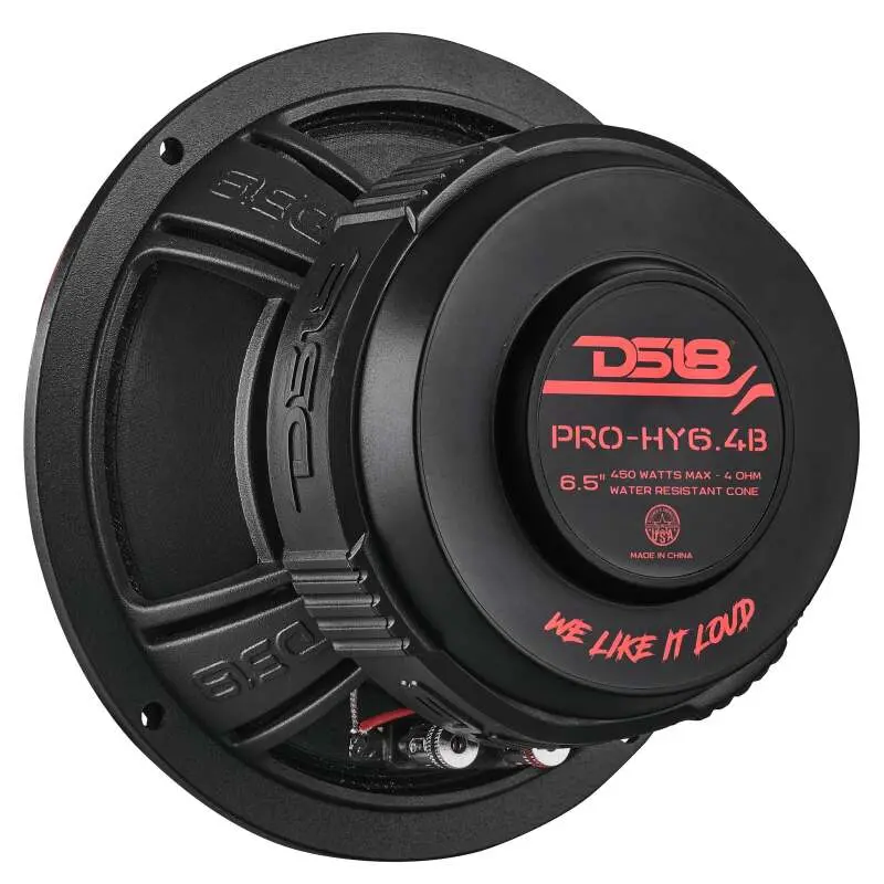 Ds18 6.5In 225 Watts Rms 4 Ohm Mid-Range Loudspeaker W/ Water Resistant Cone 1