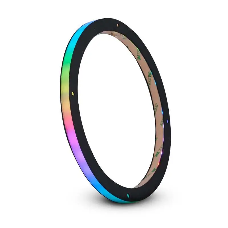 Ds18 8In Digital Led Speaker Ring W/ Digital Led Lights 1/2In Spacer Depth 1