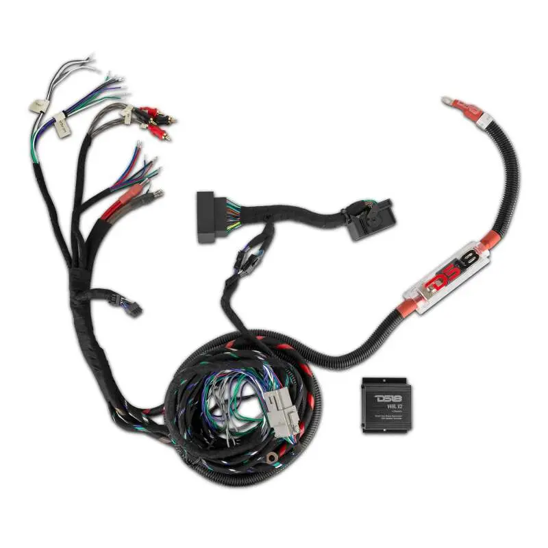Ds18 Jeep Jl/Jlu/Jt Harness For Jl-Sbar Overhead Soundbar Amplifier & Sqbass Underseat Subwoofer 1