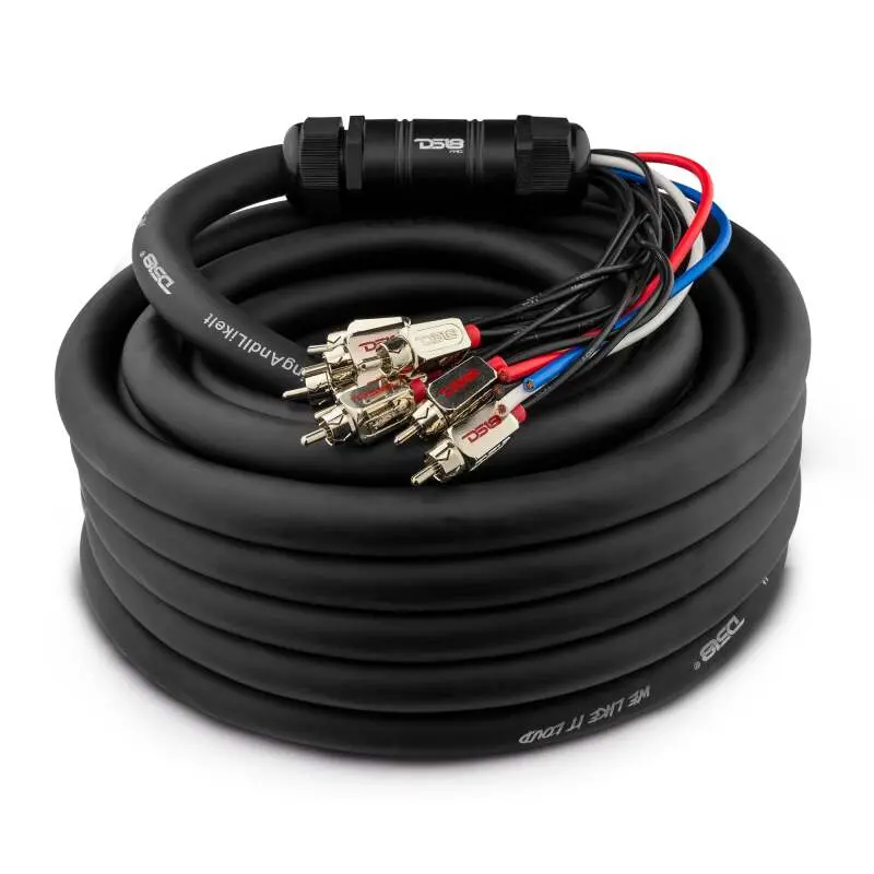 Ds18 Medusa Wire Pack 10 Channel Rca 4 X 12Ga Ofc Power Wire 50-Feet 1