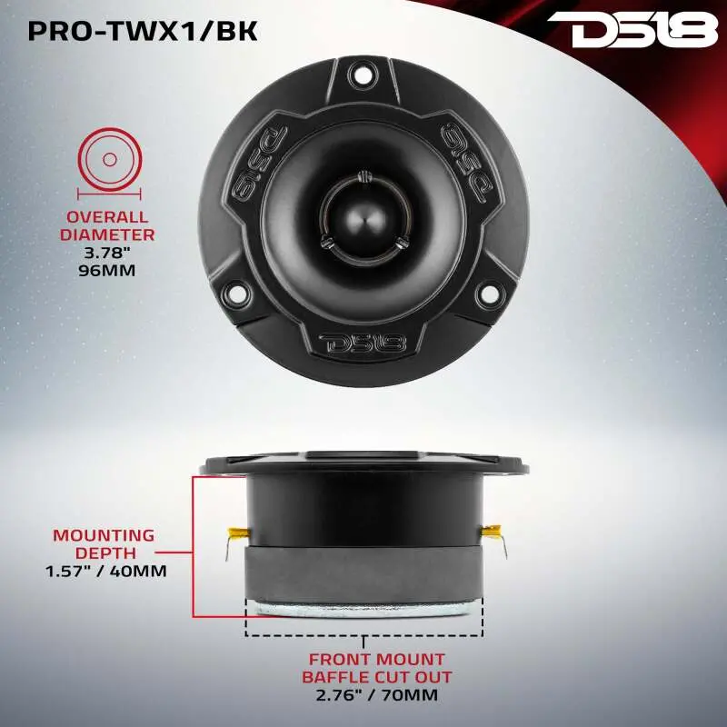 Ds18 Pro-X Package W/ Pair Of Pro-X8.4Bm And A Pair Of Pro-Tw1x/Bk 1