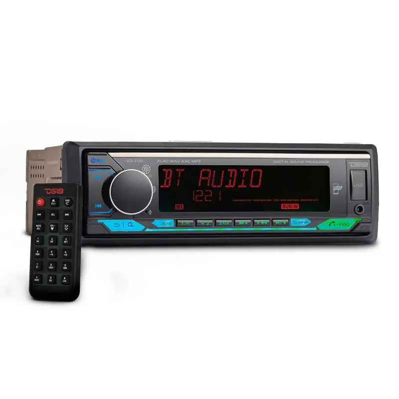 Ds18 Single Din Headunit Full Dsp Bluetooth Usb 3 Zones Rgb Illumination 1