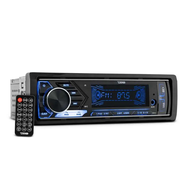 Ds18 Single Din Headunit Mech-Less Player Receiver Dual Usb 7 Volt Preouts 1