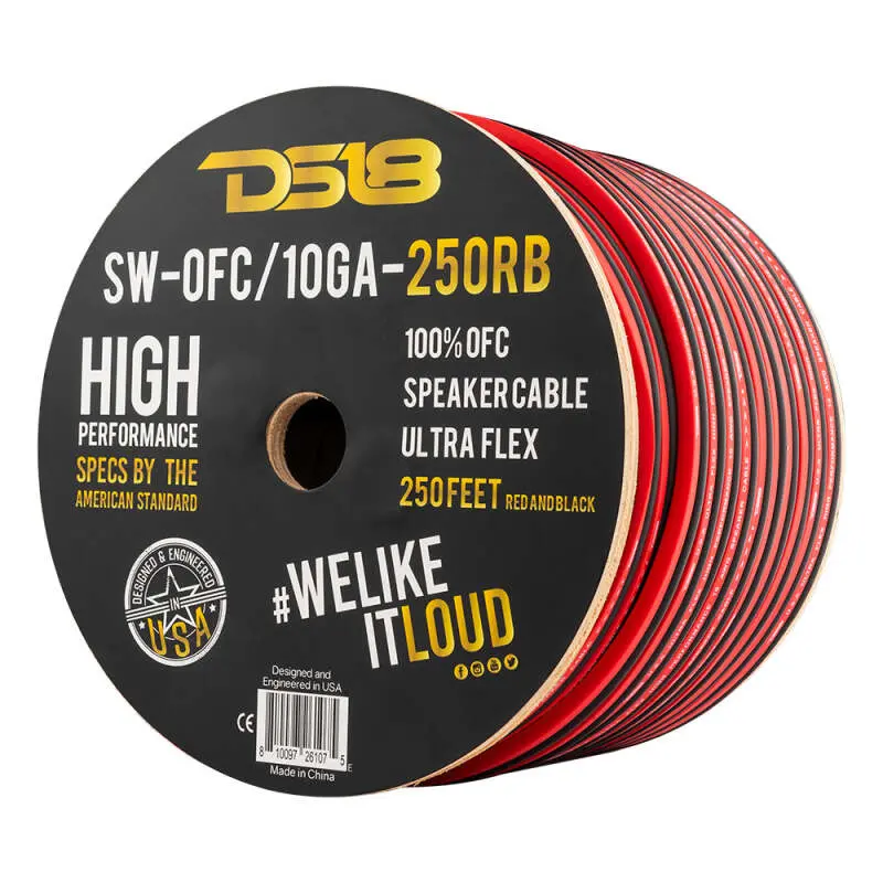 Ds18 Speaker Wires 10-Ga 250-Feet 1