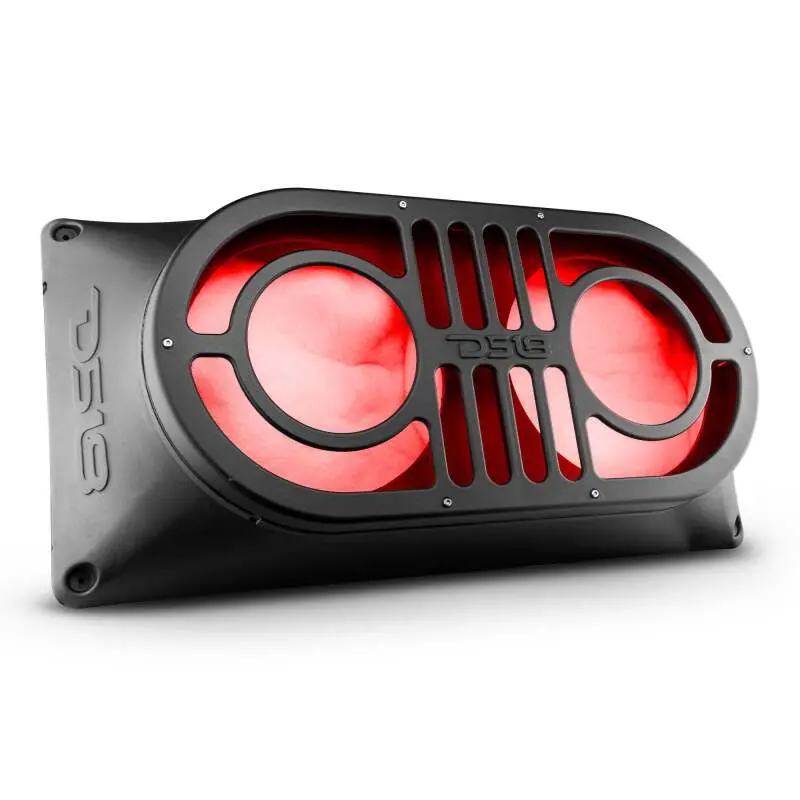 Ds18 Tj/Jk/Jku/Jl/Jlu Tailgate Enclosure Fits 2X 10In Subwoofers Grill Included 1