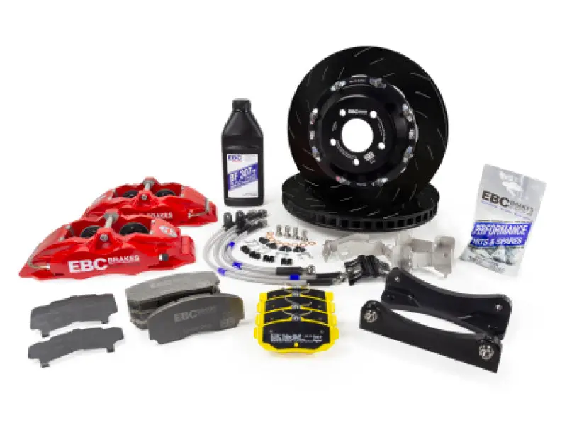 Ebc Racing 23-24 Toyota Gr Corolla 1.6T Red Apollo-6 Calipers 355Mm Rotors Front Big Brake Kit 1