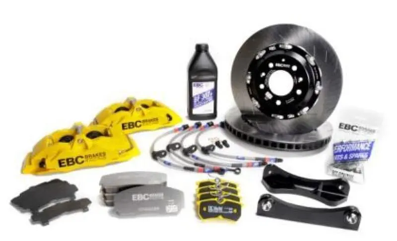 Ebc Racing 23-24 Toyota Gr Corolla 1.6T Yellow Apollo-6 Calipers 355Mm Rotors Front Big Brake Kit 1