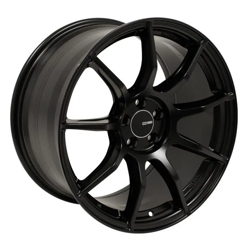 Enkei Ts9 17X9 5X114.3 45Mm Offset 72.6Mm Bore - Black Wheel 1