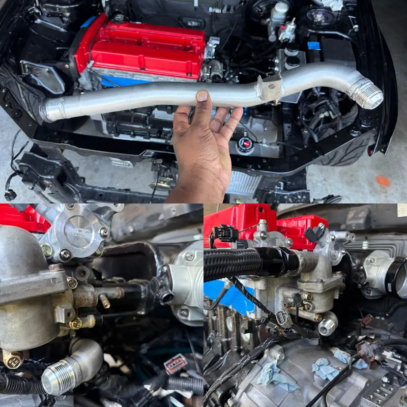 Evo 4-8 Coolant Pipe 1