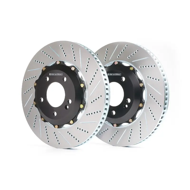 Girodisc 12-17 Mercedes-Benz Sl63 (R231 Excl Ccm) Dimpled & Slotted Rear Rotors 1