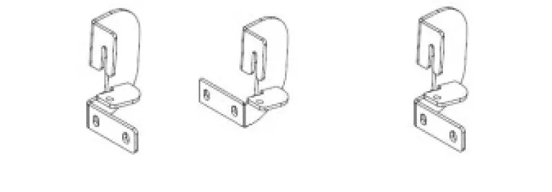 Go Rhino 07-10 Chevrolet Silverado 2500Hd/3500Hd Brackets For Dominator Extreme Sidesteps 1