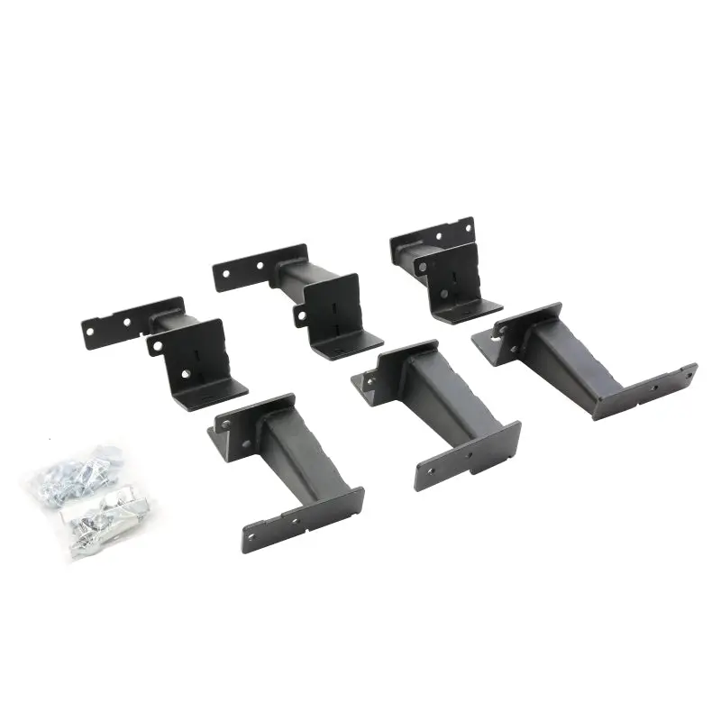 Go Rhino 21-24 Ford Bronco 4Dr (Excl. Sport) Brackets For Dominator Xtreme Frame Slider - Tex. Blk 1