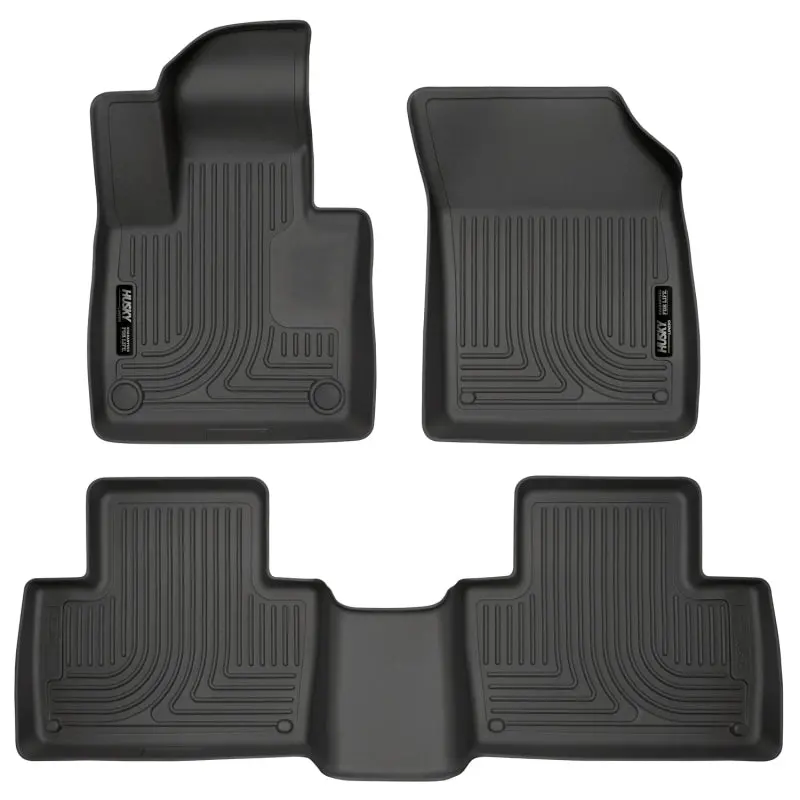 Husky Liners 2016 Volvo Xc90 Weatherbeater Front And Rear Black Floor Liners 1