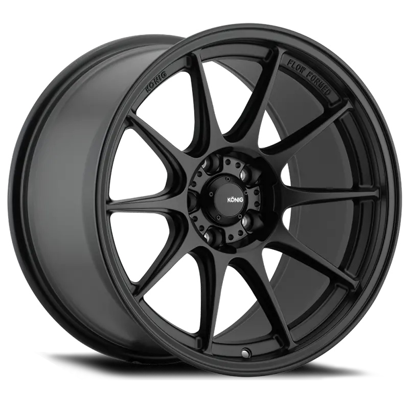 Konig Dekagram 19X9.5A 5X114.3 Et35 Semi-Matte Black 1
