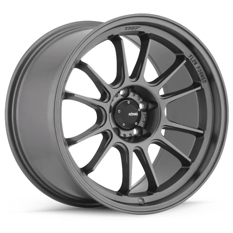 Konig Hypergram 19X9.5A 5X114.3 Et35 Matte Grey Flow Formed 1