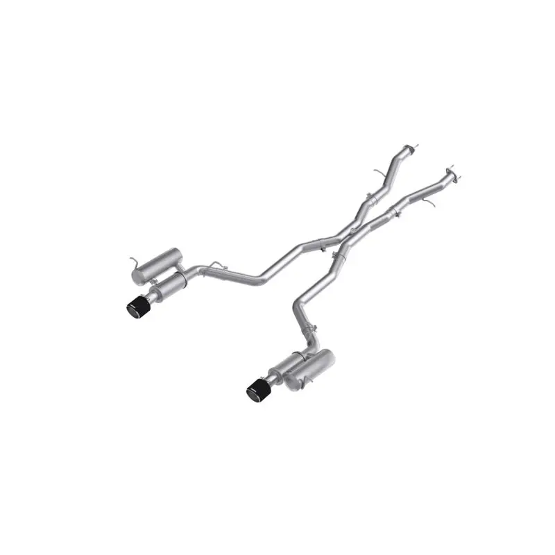 Mbrp 2011+ Dodge Durango T304ss 3.0In Cat-Back Dual Rear Exit Exhaust W/ Carbon Fiber Tips 1