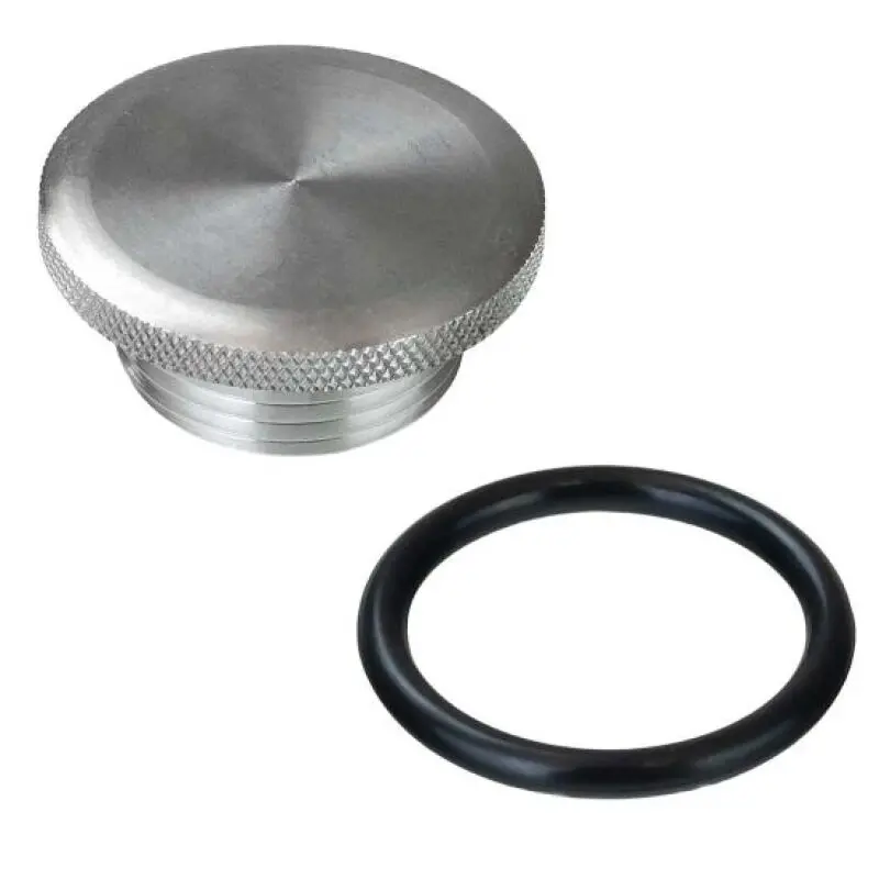 Moroso 1 1/4In-12 Thread Aluminum Knurled Filler Cap Kit 1