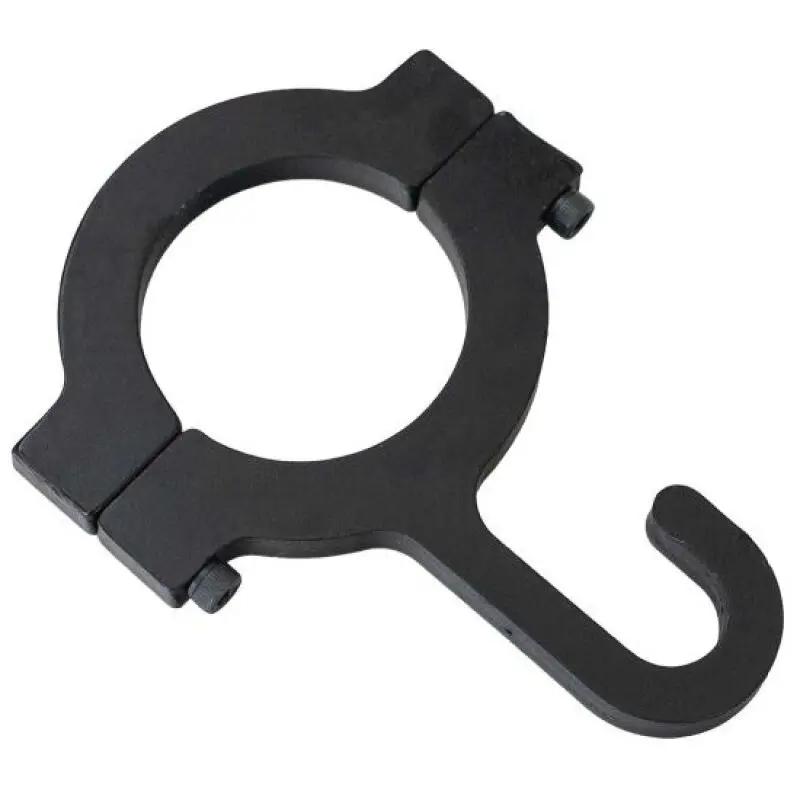 Moroso 1.500In Bar Diameter Billet Aluminum Black Anodized Helmet Hook 1