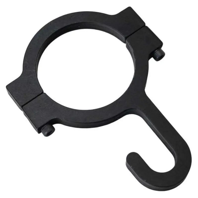 Moroso 1.750In Bar Diameter Billet Aluminum Black Anodized Helmet Hook 1