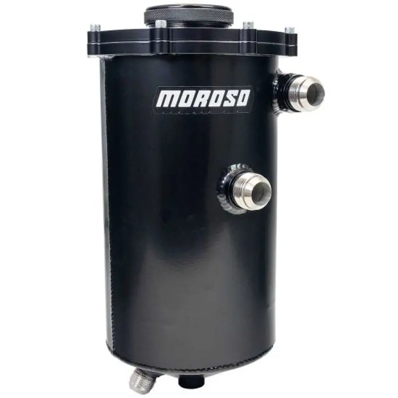 Moroso 2 Piece 15In Tall 7In Dia 7 Quart Dry Sump Tank - Black 1