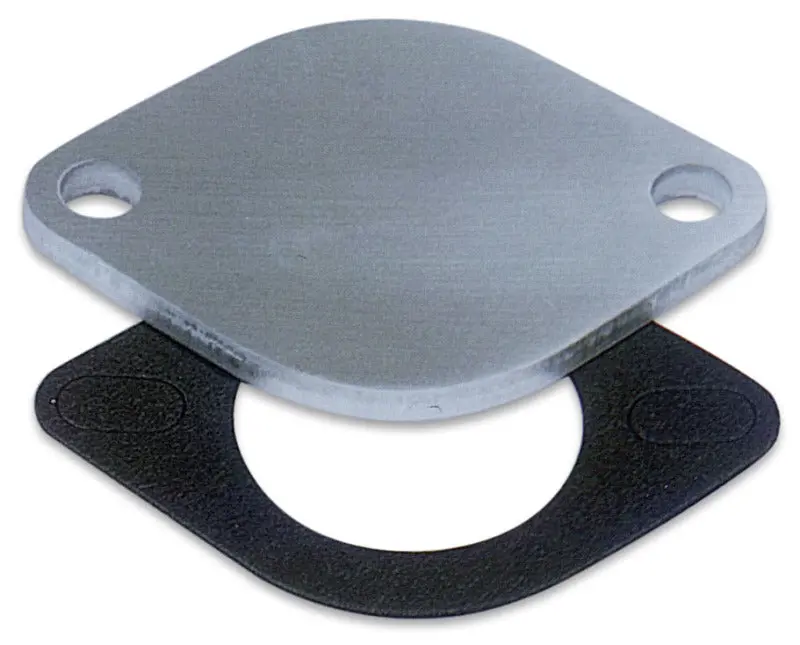 Moroso Chevrolet V8/90 Degree V6 Waterneck Block-Off Plate - 1/2In - Aluminum 1