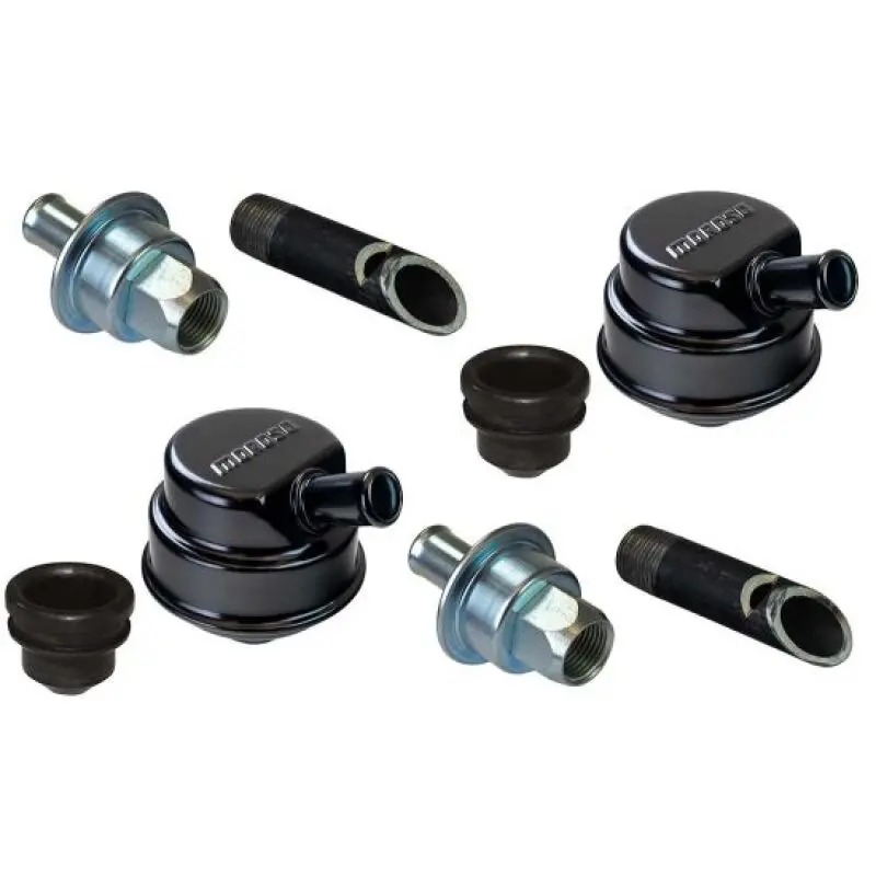 Moroso Crankcase Evacuation System - Black Powder Coat 1