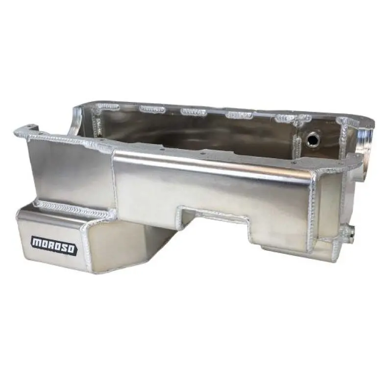 Moroso Ford 289-302 Power Pouch Billet End Seals 9In Deep Rear Sump Aluminum Oil Pan 1