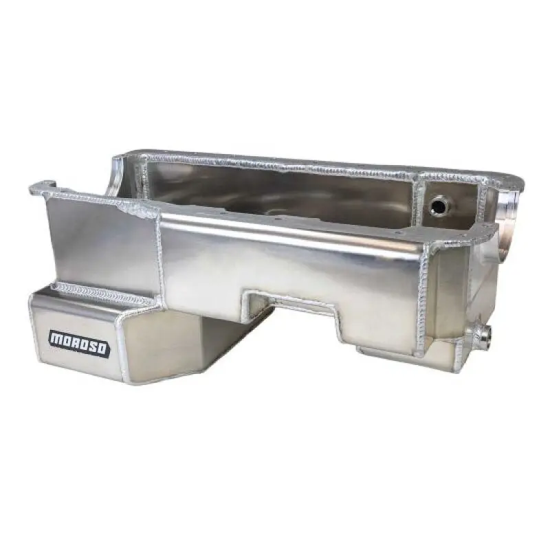 Moroso Ford 351W Power Pouch Billet End Seals 9In Deep Rear Sump Aluminum Oil Pan 1