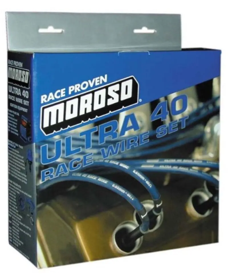 Moroso Gm Ls Ignition Wire Set - Ultra 40 - Sleeved - Coil-On - 12In Wire - Black 1