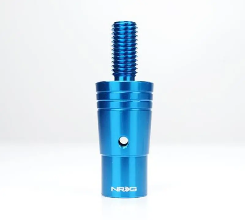 Nrg 14Mm Euro Aluminum Adapter W/ M10x1.5 Thread Pitch - Blue 1