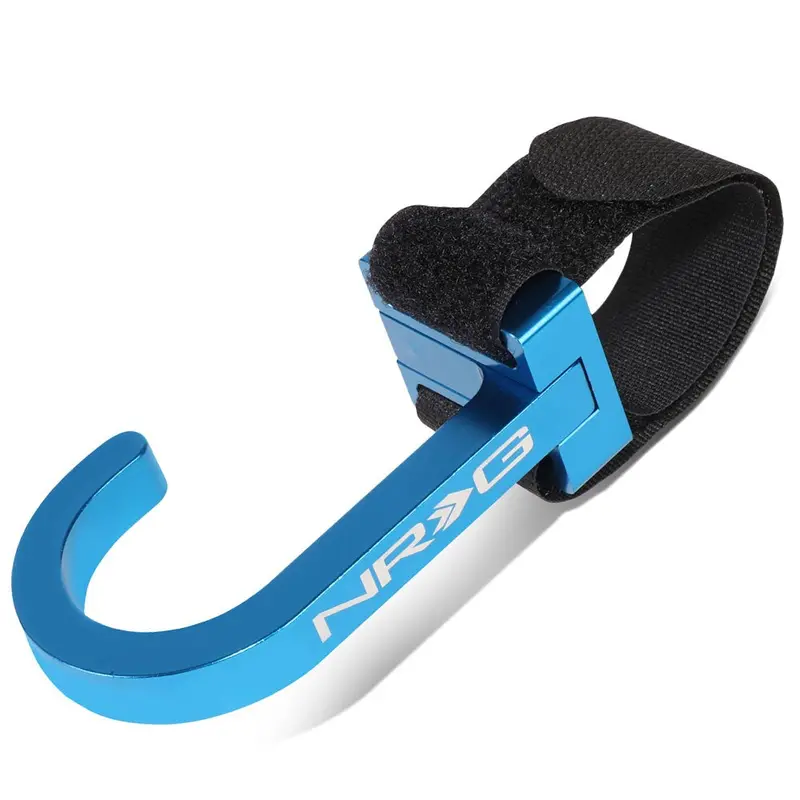 Nrg Steering Wheel Hook Cnc Aluminum W/ Laser Logo - Blue 1