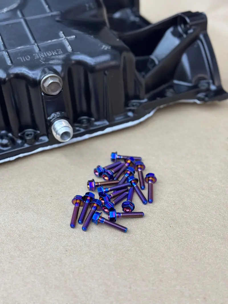 Oil Pan Titanium Bolt Kit 1