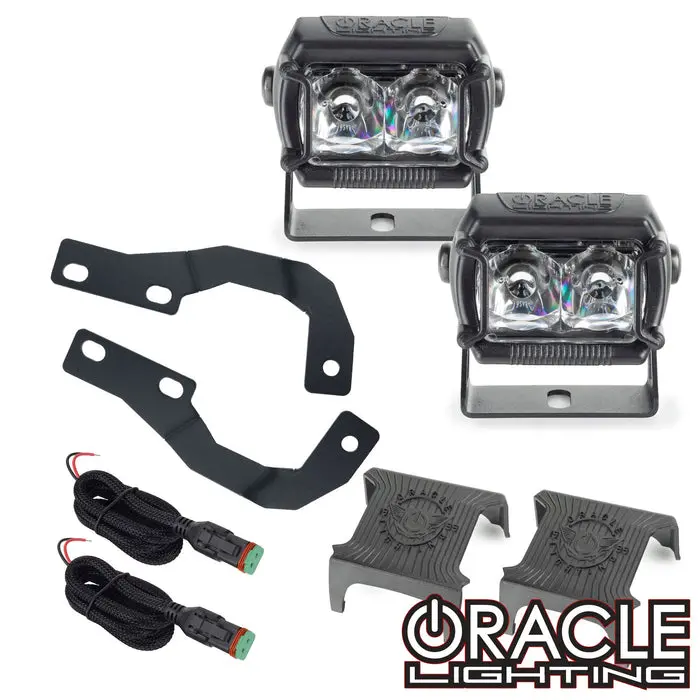 Oracle 10-23 Lexus Gx460 A-Pillar Hood Mount Brackets W/ Vega Series 2 Spotlights 1