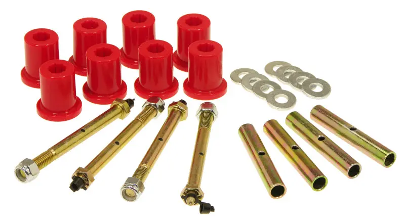 Prothane 76-86 Jeep Cj5/7/8 Rear Shackle Bushings - Red 1