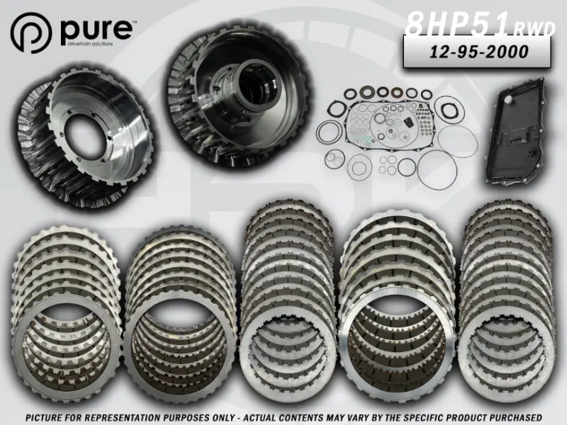 Pure Drivetrain 8Hp51 High Performance Transmission Hard Parts Kit - Rwd - Stage 2 1