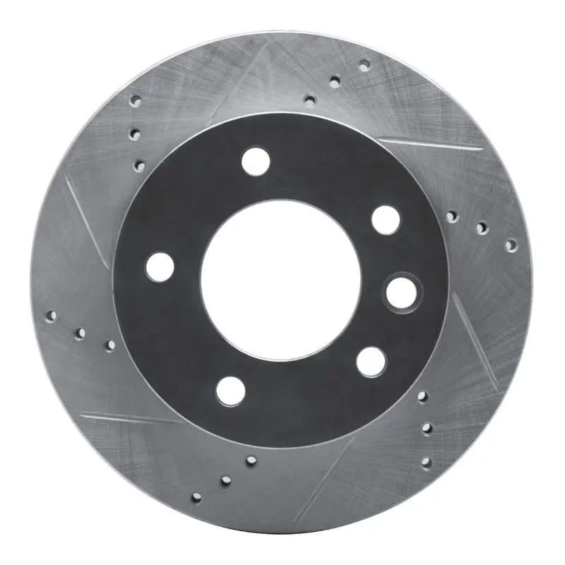 R1 02-06 Dodge Sprinter 2500 Front Left Drilled & Slotted Silver Brake Rotor 1