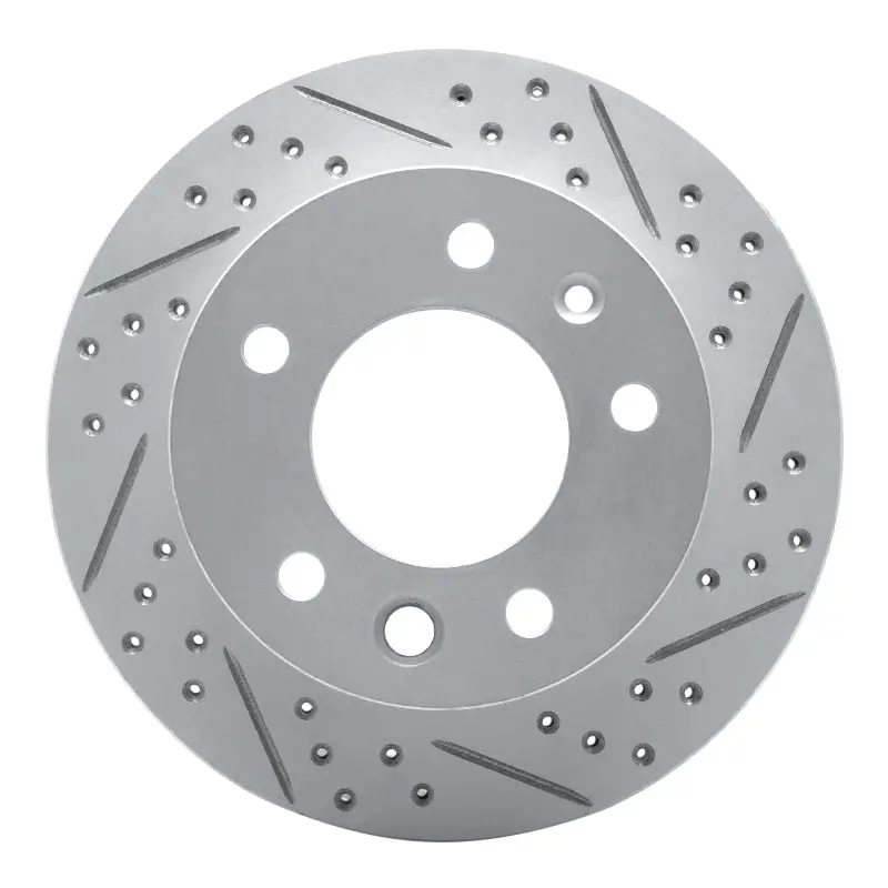 R1 02-06 Dodge Sprinter 2500 Front Right Drilled & Slotted Geo-Carbon Rotor 1