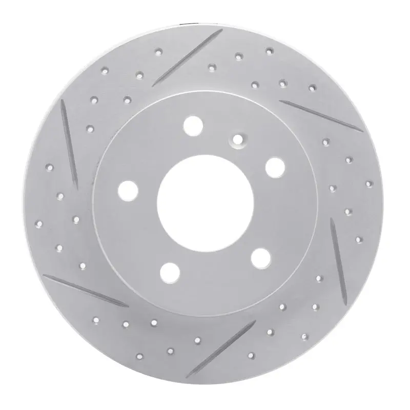 R1 04-16 Buick Lacrosse Rear Right Drilled & Slotted Geo-Carbon Rotor 1