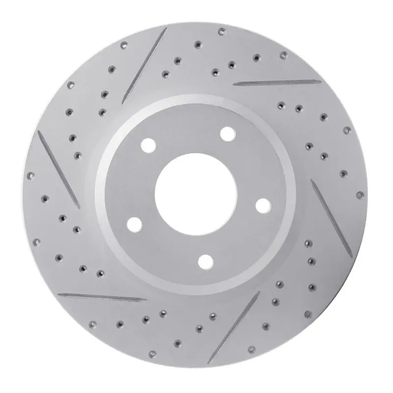 R1 05-06 Pontiac Gto Front Right Drilled & Slotted Geo-Carbon Rotor 1