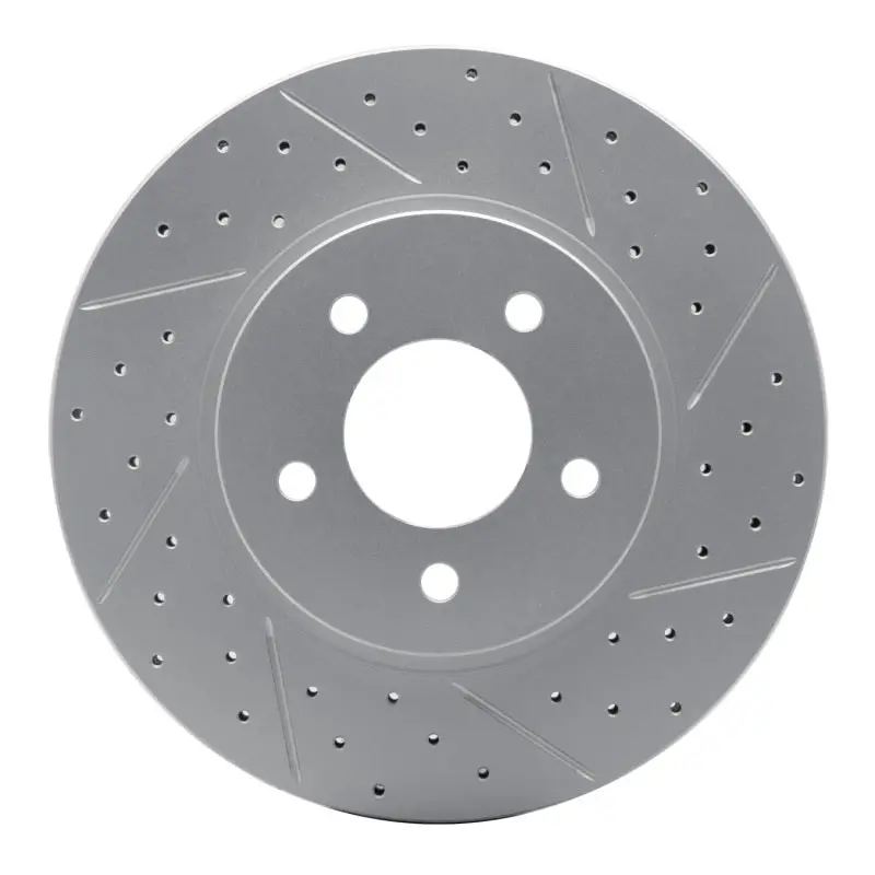 R1 05-12 Ford Escape Front Right Drilled & Slotted Geo-Carbon Rotor 1