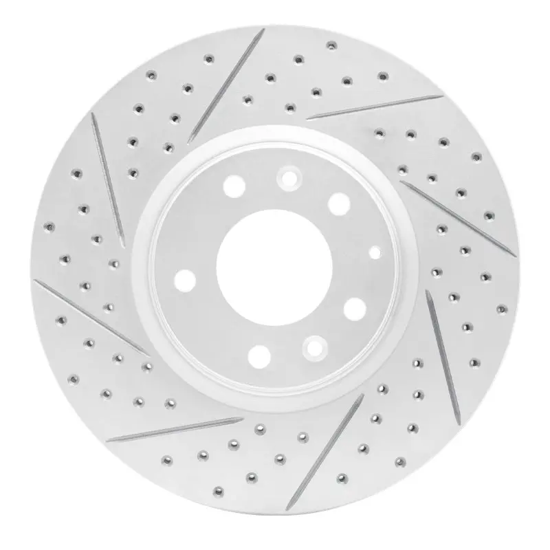 R1 06-07 Mazda 6 Front Left Drilled & Slotted Geo-Carbon Rotor 1
