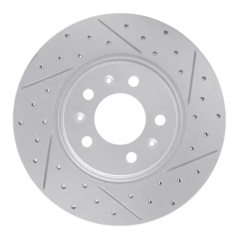 R1 06-10 Pontiac Solstice Front Right Drilled & Slotted Geo-Carbon Rotor 1