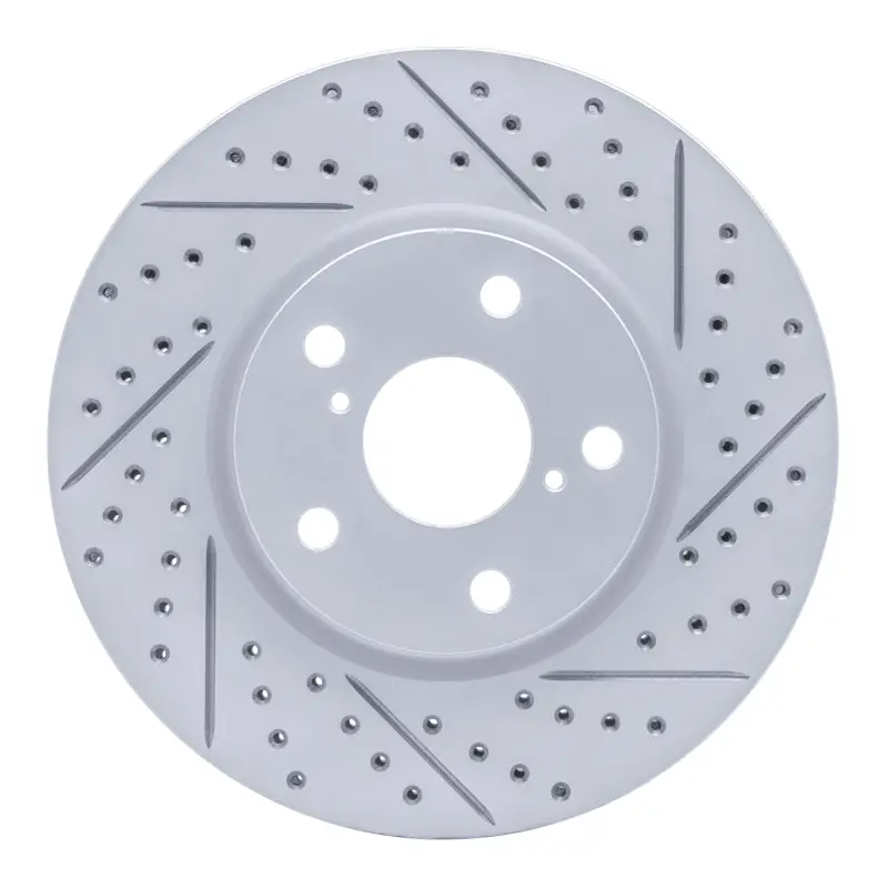 R1 06-15 Lexus Gs300 Right Front Drilled & Slotted Geo-Carbon Rotor 1