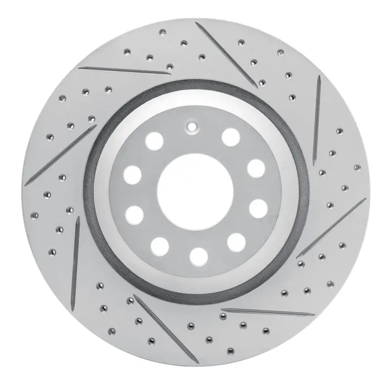 R1 06-25 Audi Rs Q3 (Mexico) Rear Right Drilled & Slotted Geo-Carbon Rotor 1