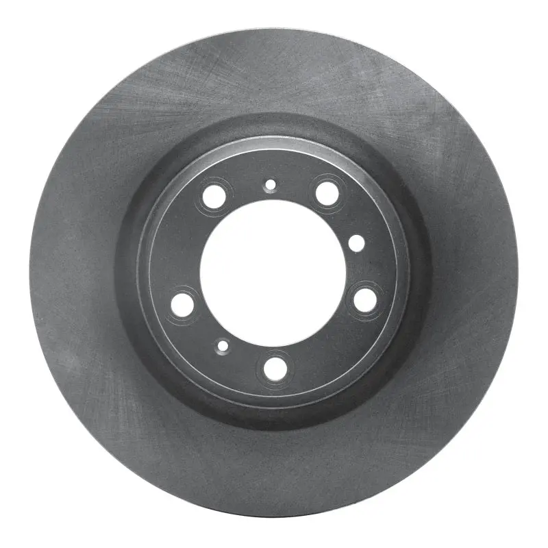 R1 07-16 Porsche Panamera Right Rear Drilled & Slotted Silver Brake Rotor 1