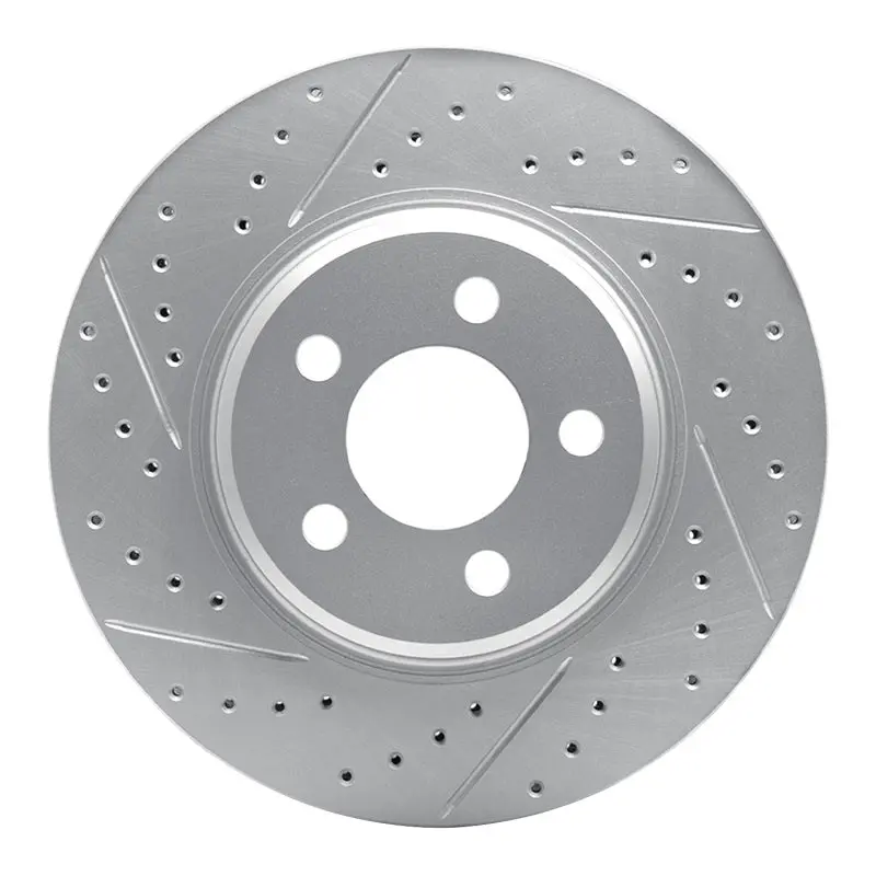 R1 07-19 Suzuki Vitara (Mexico) Front Left Drilled & Slotted Geo-Carbon Rotor 1