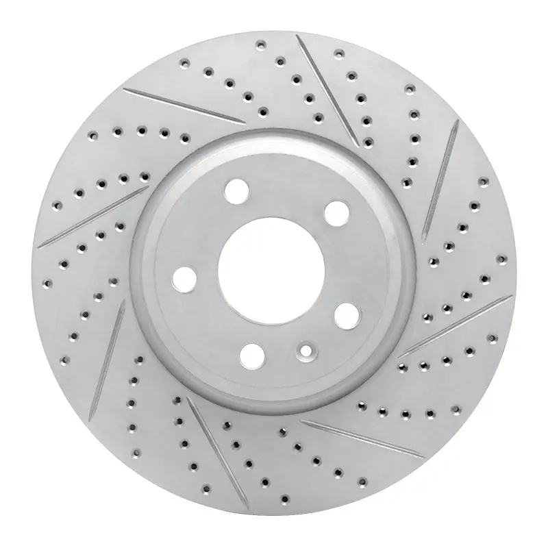 R1 08-12 Audi Q5 (Usa/Canada) Front Right Drilled & Slotted Geo-Carbon Rotor 1