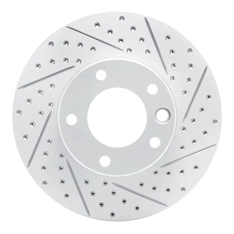 R1 08-18 Mercedes-Benz G500 (Usa/Canada) Front Right Drilled & Slotted Geo-Carbon Rotor 1
