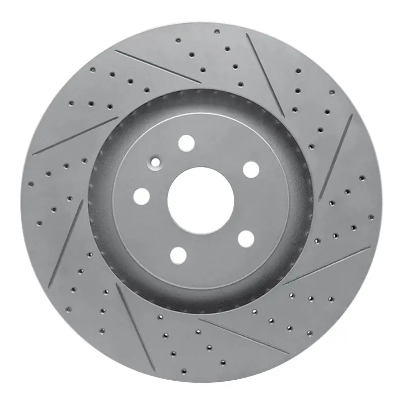 R1 09-15 Cadillac Cts Front Right Drilled & Slotted Geo-Carbon Rotor 1