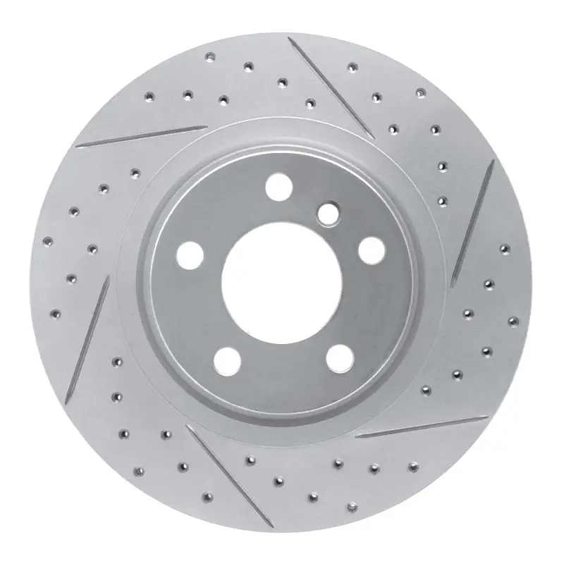 R1 11-18 Bmw X4 Rear Right Drilled & Slotted Geo-Carbon Rotor 1